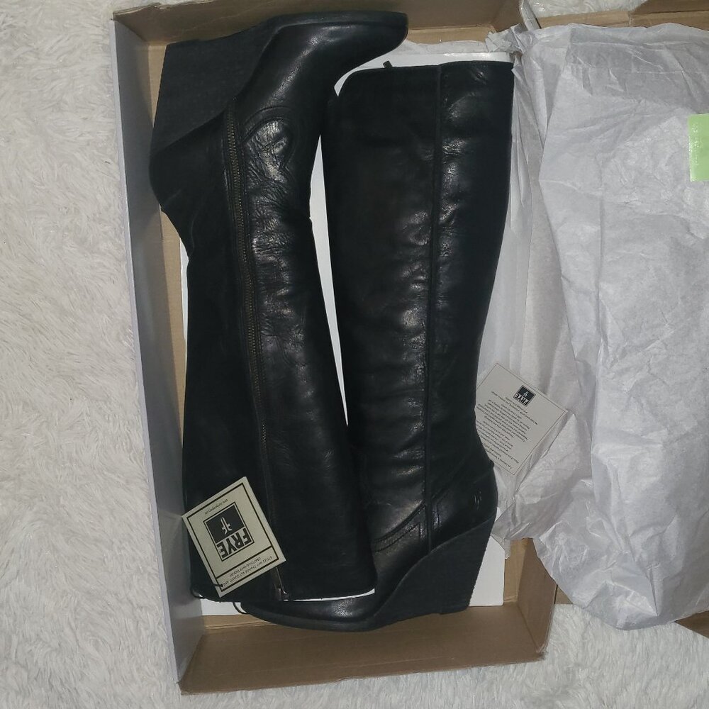 Frye Cece Seam Tall Slouch Boot - Picture 8 of 10